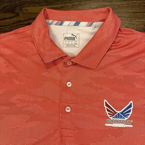 PUMA Volitation AMERICA Polo Golf SHIRT Large‎ Mens